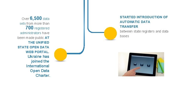 Over 6, 500 data sets from more than 700 registered administrators have been made