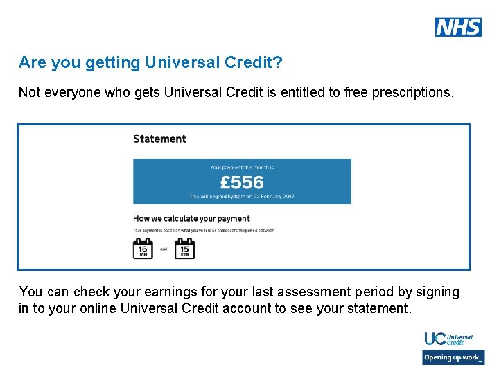 Are you getting Universal Credit? Not everyone who gets Universal Credit is entitled to