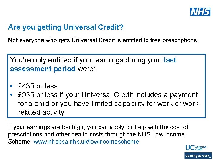 Are you getting Universal Credit? Not everyone who gets Universal Credit is entitled to