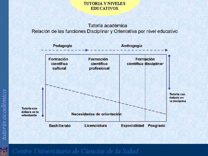 tutoría académica TUTORIA Y NIVELES EDUCATIVOS Centro Universitario de Ciencias de la Salud .