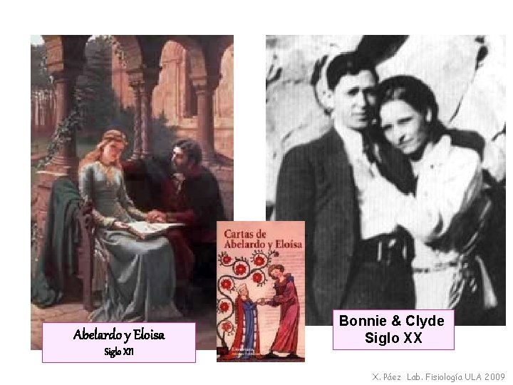 Abelardo y Eloisa Bonnie & Clyde Siglo XX Siglo XII X. Páez Lab. Fisiología