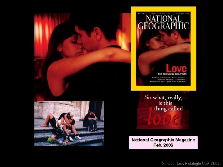 National Geographic Magazine Feb. 2006 X. Páez Lab. Fisiología ULA 2009 