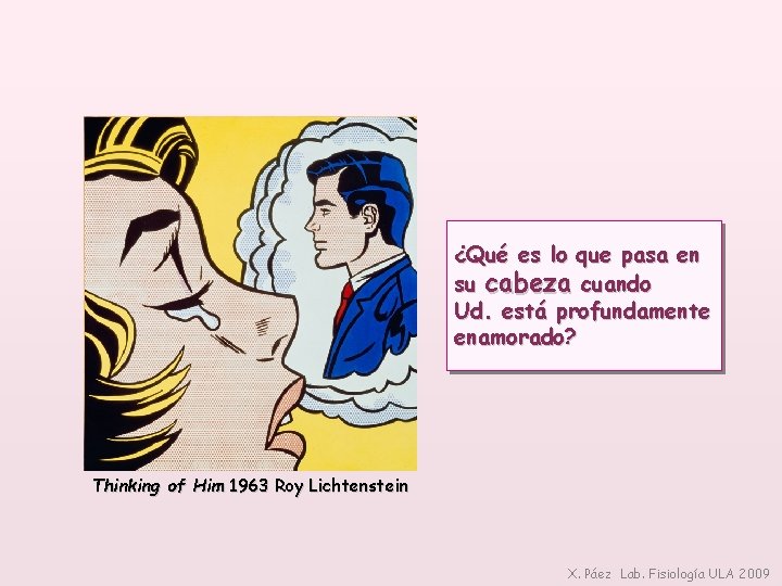 ¿Qué es lo que pasa en su cabeza cuando Ud. está profundamente enamorado? Thinking