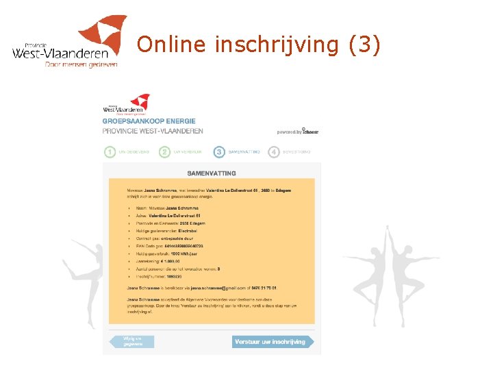 Online inschrijving (3) 