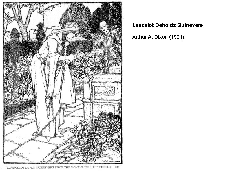 Lancelot Beholds Guinevere Arthur A. Dixon (1921) 