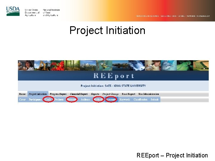 Project Initiation REEport – Project Initiation 