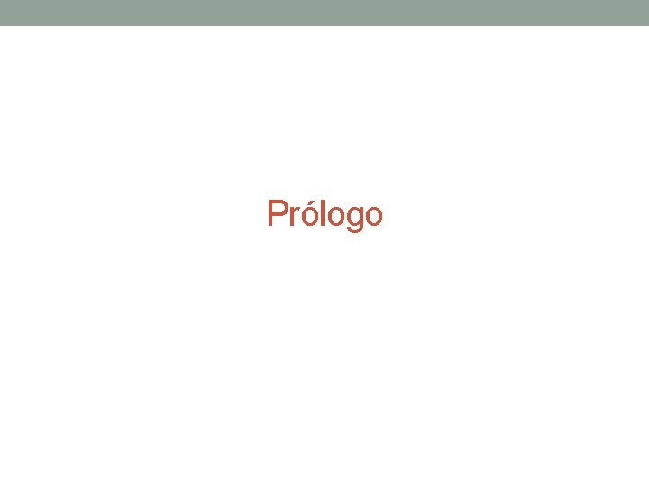 Prólogo 