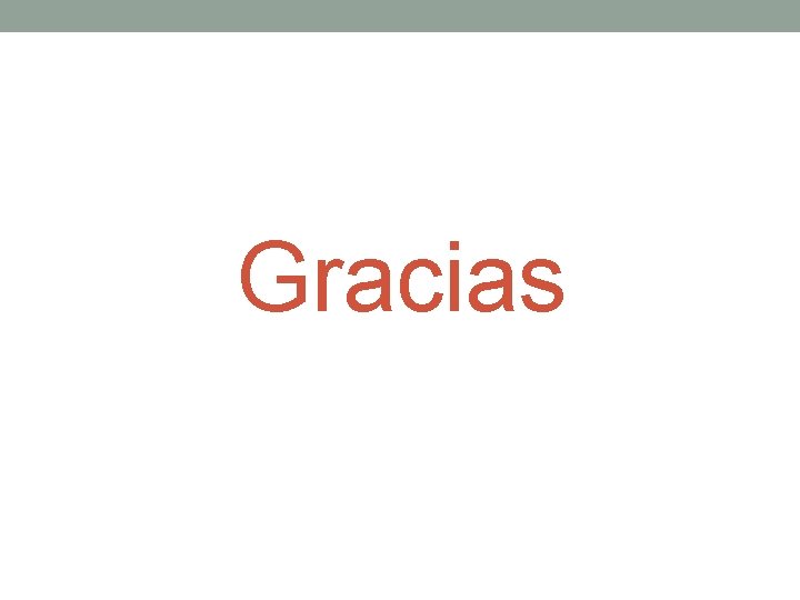 Gracias 