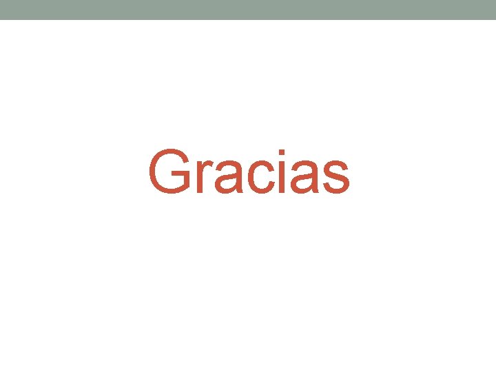 Gracias 