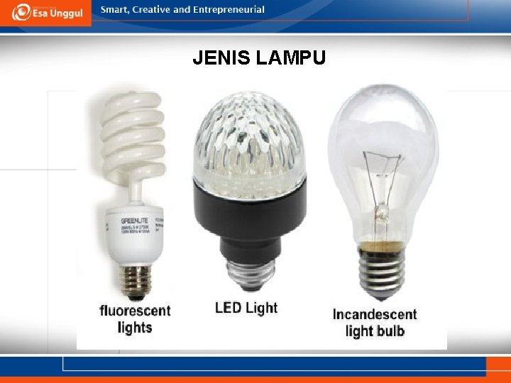 JENIS LAMPU 