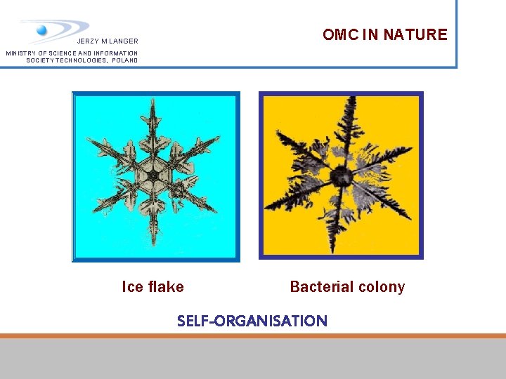OMC IN NATURE JERZY M LANGER MINISTRY OF SCIENCE AND INFORMATION SOCIETY TECHNOLOGIES, POLAND