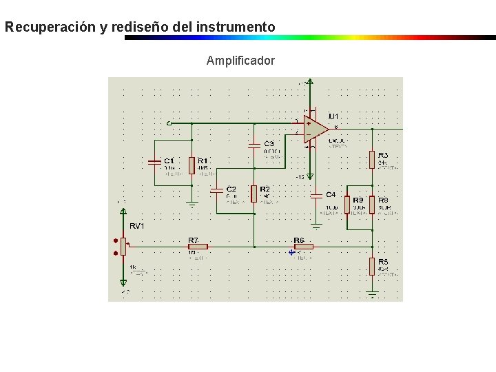Recuperación y rediseño del instrumento Amplificador Recuperación y rediseño del instrumento Amplificador