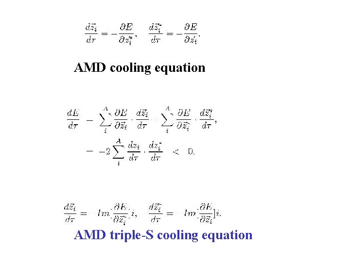 AMD cooling equation AMD triple-S cooling equation 