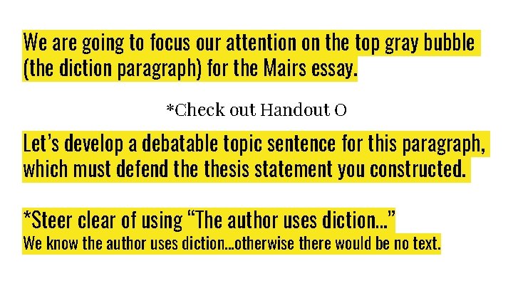 We are going to focus our attention on the top gray bubble (the diction We are going to focus our attention on the top gray bubble (the diction