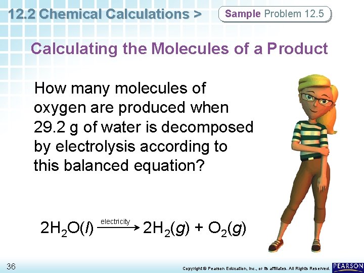 12. 2 Chemical Calculations > Sample Problem 12. 5 Calculating the Molecules of a