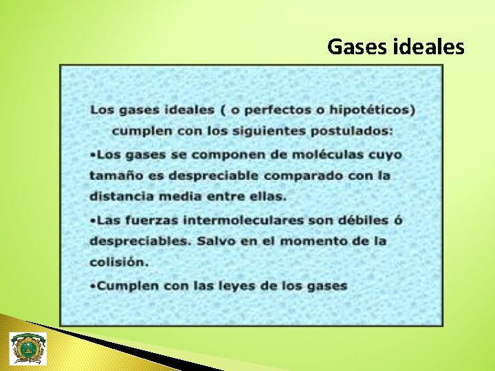 Gases ideales 