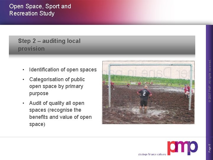 Open Space, Sport and Recreation Study • Categorisation of public open space by primary