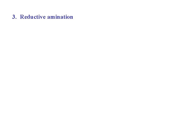 3. Reductive amination 
