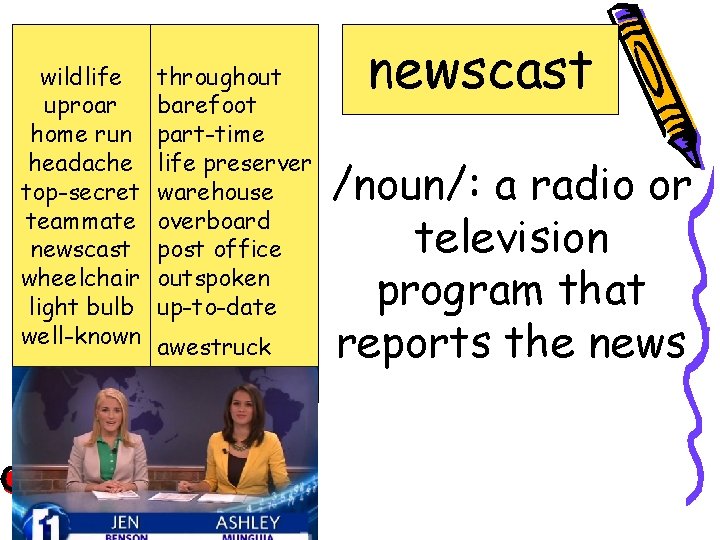 wildlife uproar home run headache top-secret teammate newscast wheelchair light bulb well-known throughout barefoot