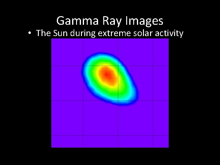 Gamma Ray Images • The Sun during extreme solar activity 