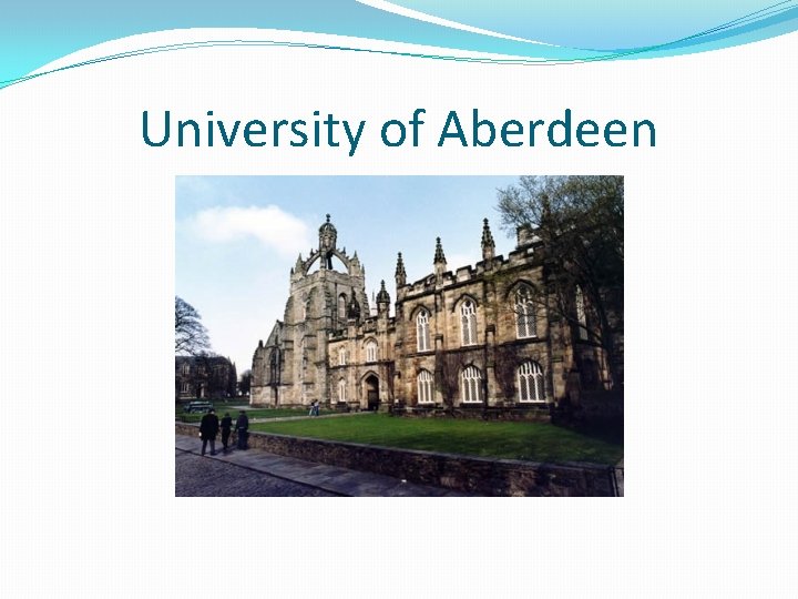 University of Aberdeen 