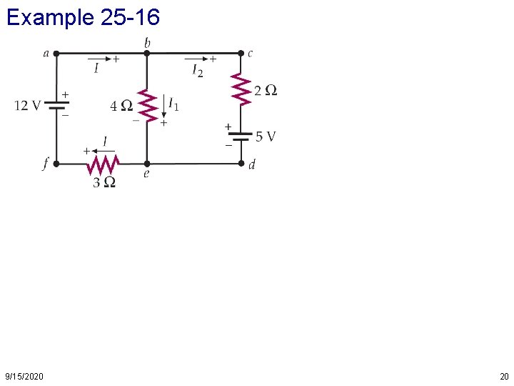 Example 25 -16 9/15/2020 20 