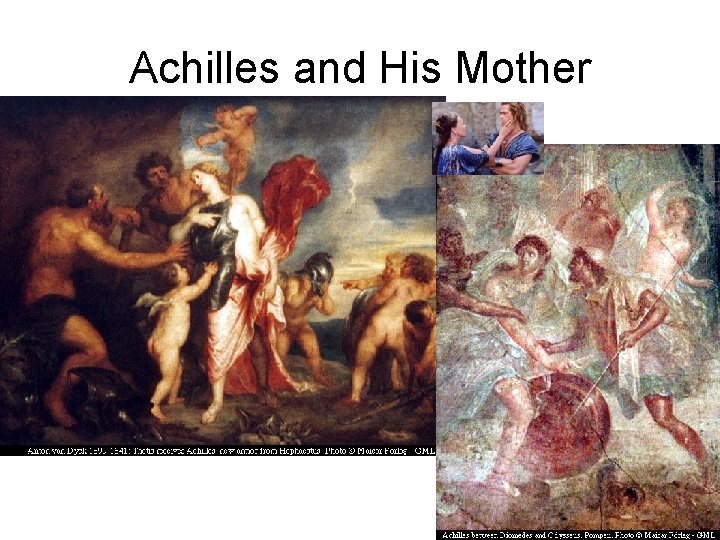 Achilles and His Mother 