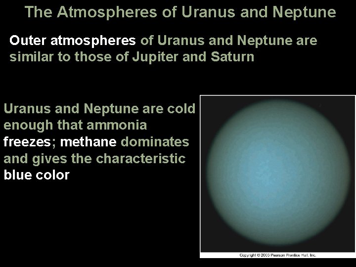 The Atmospheres of Uranus and Neptune Outer atmospheres of Uranus and Neptune are similar