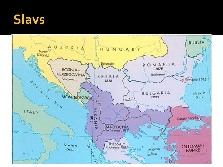 Slavs �Eastern Europeans who speak a Slav language Countries Include: Macedonia Bulgaria Macedonia Serbia