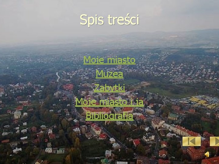 Spis treści Moje miasto Muzea Zabytki Moje miasto i ja Bibliografia 
