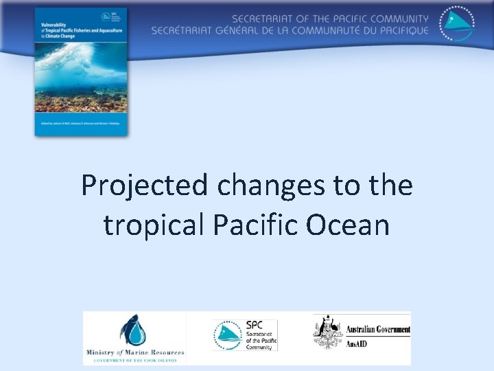 Projected changes to the tropical Pacific Ocean 