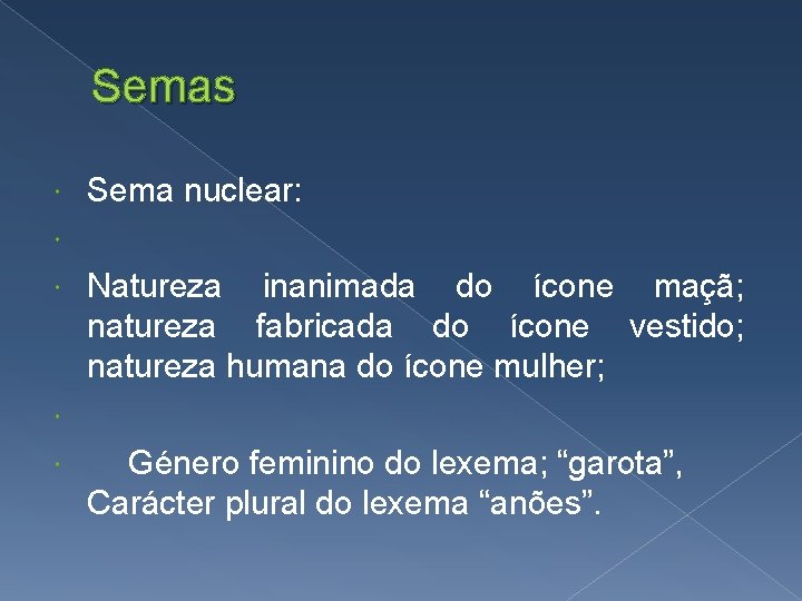 Semas Sema nuclear: Natureza inanimada do ícone maçã; natureza fabricada do ícone vestido; natureza