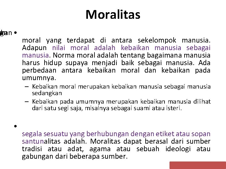 Norma Moral Adalah Pelanggaran Etika Norma Dan Moral 
