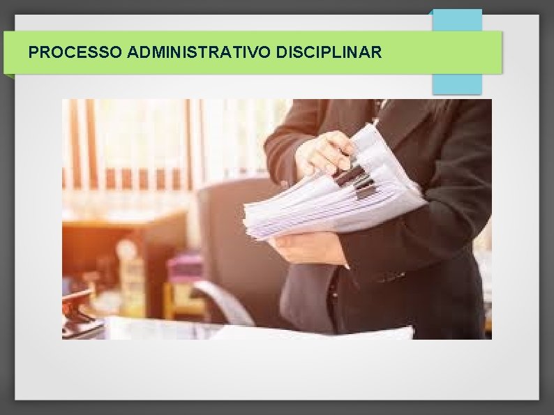 PROCESSO ADMINISTRATIVO DISCIPLINAR 