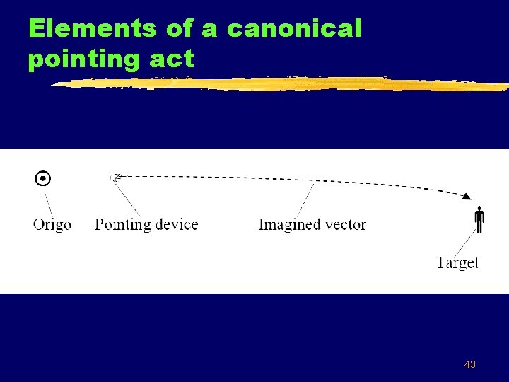 Elements of a canonical pointing act 43 