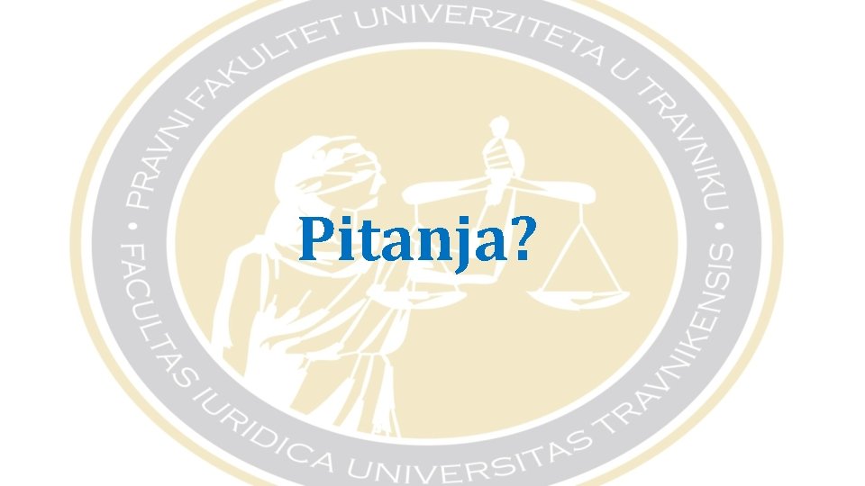 Pitanja? 