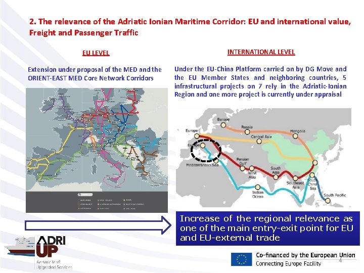 2. The relevance of the Adriatic Ionian Maritime Corridor: EU and international value, Freight