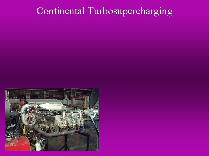 Continental Turbosupercharging 
