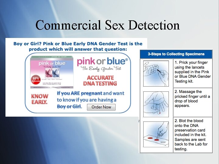 Commercial Sex Detection 