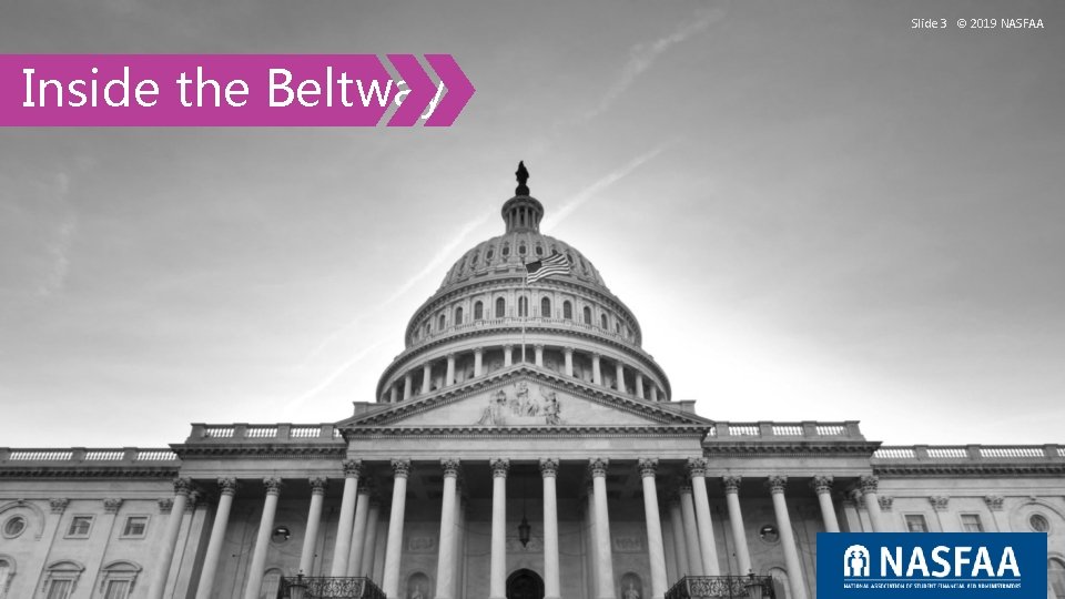 Slide 3 © 2019 NASFAA Inside the Beltway Slide 3 © 2019 NASFAA Inside the Beltway