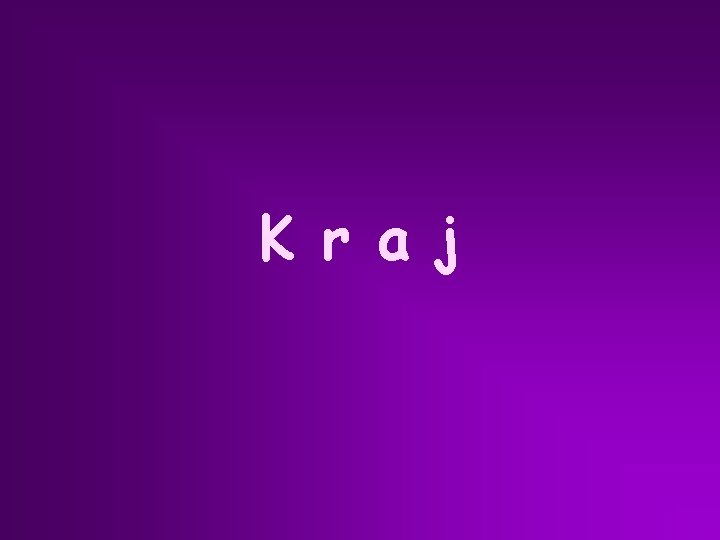 K r a j 