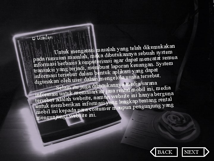 q Usulan kakan u em ik d ah el t g an y ah