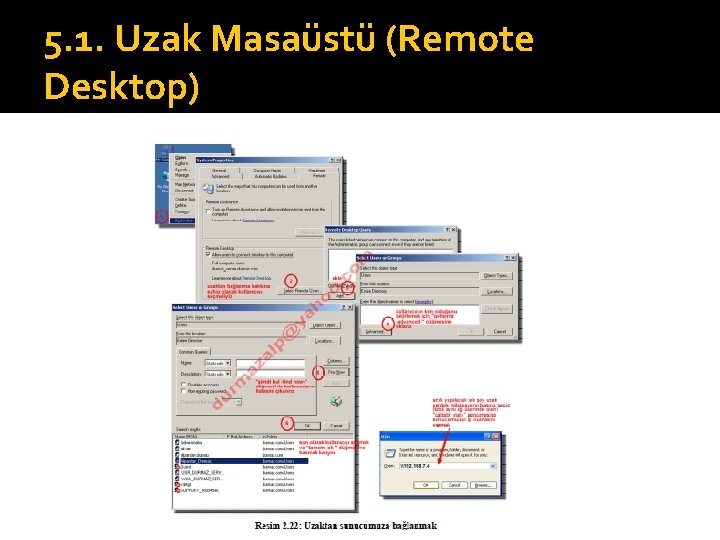 5. 1. Uzak Masaüstü (Remote Desktop) 