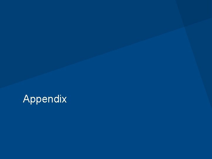 Appendix 