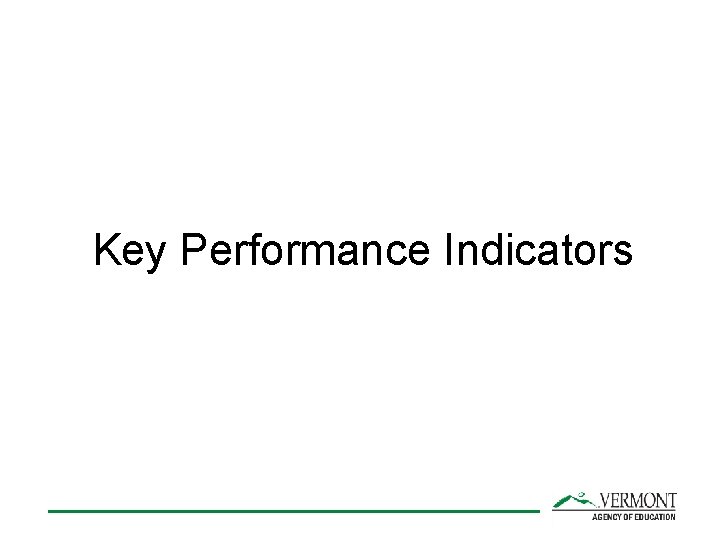 Key Performance Indicators 