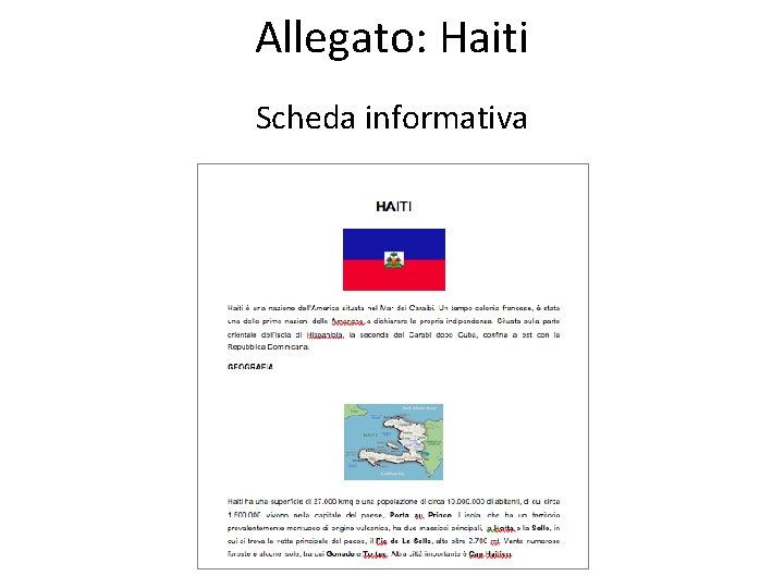 Allegato: Haiti Scheda informativa 