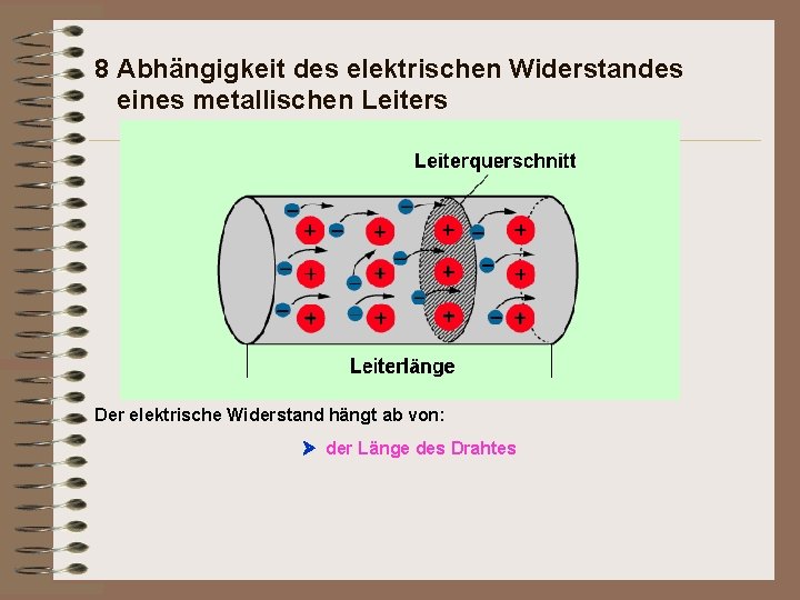 Was Ist Ein Elektrischer Widerstand Elektrizittslehre Lsungen 8 Abhngigkeit des elektrischen Widerstandes eines