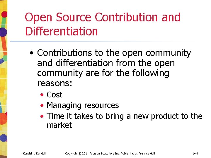 Open Source Contribution and Differentiation • Contributions to the open community and differentiation from