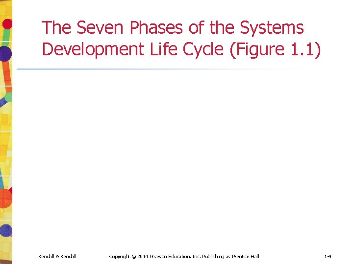 The Seven Phases of the Systems Development Life Cycle (Figure 1. 1) Kendall &