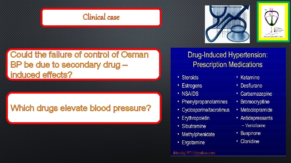 Clinical case Could the failure of control of Osman BP be due to secondary